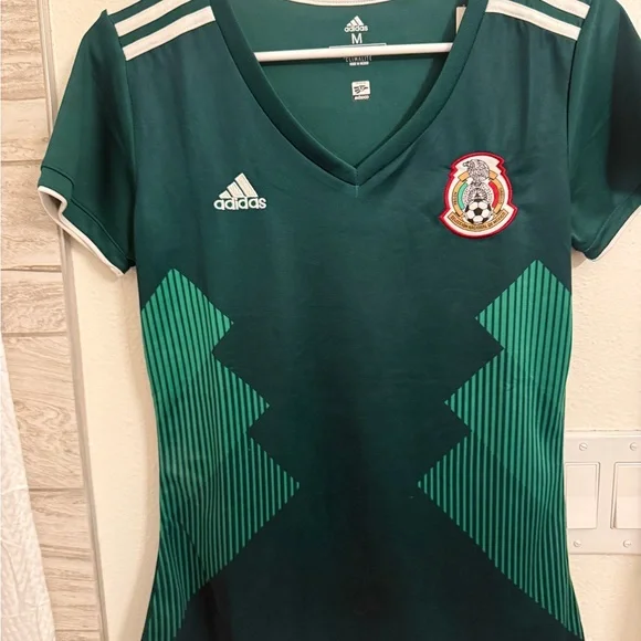 Adidas Women's Dark Green Mexico National Team Soccer Jersey - NWT - Picture 5 of 6